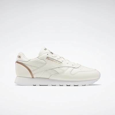 Reebok Women's Classic Leather Shoes White,US-38059